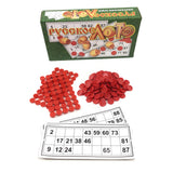 Set Russian Lotto Board Games Family Game Wooden Barrels Loteria Cards Bingo Toys Chips