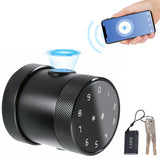 5-in-1 Unlock Smart Lock - Keyless Entry, Biometric Door Knob with Keypad, BT, Tuya App, Remote Control, Password, Fingerprint