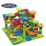 New 514pcs Building Bloc Children's Slide Small Block Assembly Particles Diy Educational Toy For Kids Gifts/Xmas Gifts