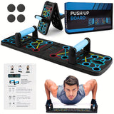 Multi-functional Folding Push-up Board, Abdominal Exercise Equipment, Push-up Aid, Push-up Bracket, Home Fitness Equipment