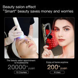 Silicone Facial Mask 77 LEDs Skin Rejuvenation Mask Beauty Health Anti-Wrinkle Brighten Anti Acne Light Phototherapy Face Mask