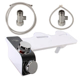 Bathroom Hygienic Shower Double Nozzle Bidet Feminine Toilet Water Spray Cold and Hot Water Toilet Bidet Self Cleaning