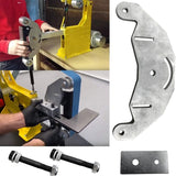 Belt D-Backing Plate For 2X72 Inch Knife Making Grinder With Bolt Axles