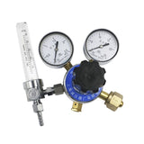YQSL-731L nitrogen argon helium standard mixed gas dual gauge with w meter pressure reducer vae