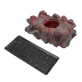 Japanese Style Volcanic Charcoal Modeling Barbecue Plate Ceramic Plate Charcoal Barbecue Meat Dry Ice Hotel Restaurant Tableware