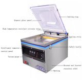 Food Packing hine Wet and Dry Commercial Home Fully Automatic Small Vacuum Compressor Bag Sealer