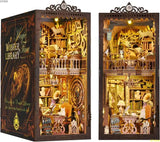 DIY Dollhouse Booknook Kit - Boohelf Insert Decor Alley. Book Nook Kits for Adults. Bookends Model - Wander Library.