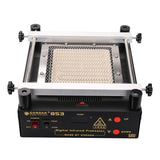 Gordak 853 IR Infrared Preheating Station Lead-free Preheater for BGA Repairing Desoldering of PCB Board Tools Kit 220V/110V