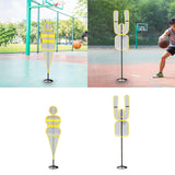 Training Equipment Dummy Defender Auxiliary Tool Obstacle for Soccer Football Volleyball Basketball Jumpshots