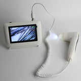 5-200X Charging Scalp Detector Digital Analyzer Microscope for Hair Follicle Testing and Skin Analysis Magnifier