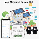 Tuya ZigBee Energy Switch Multifunction Voltage Current Meter APP Real-time Statistics with Power Setting Function