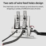 hine Waste Copper Cable Hand-Pull Stripper Manual Wire Stripping Made Easy Diameter 1-20mm