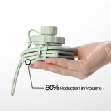 The Best Choice for Outdoor Sports and Camping - Large Capacity Foldable Silicone Water Bottle