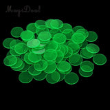 100Pcs/Lot Translucent Bingo Chip 3/4 Inch Class Math Games Educational Toys for Children Kids Classroom Party Supplies