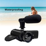 Black Easy-to 1080P Digital Video Camera For High-resolution Image Waterproond Red Easy