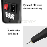 JD-5500C Electric Nail Drill Pedicure Manicure Milg Grinder Device for Jewelry Grinding Polishing hine 35000RPM