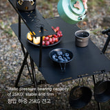 Aluminum Alloy Folding Portable Table - Lightweight with Carry Bag for Outdoor Camping, Beach, Picnic, BBQ
