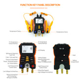 Car Air Conditioning Equipment Pressure Gauge Manifold Leak Detecting Liquid Filg Fluorine Refrigeration Tools