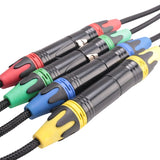 1 Pair Extender 3-Pin Multi Network Stage, XLR Male And Female Cable Stage Audio RJ45
