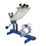Manual Curved Milk Tea Cup Small Arc hine Round Screen Printing Table