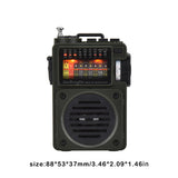 Bluetooth-compatible Radio Wide Range Rechargeable USB Charging Radios