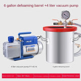 Visible defoaming AB glue stabilized wooden epoxy silicone deoaming bucket vacuum pump tank