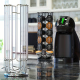 1pc 24 Grids Coffee Pod Holder, Compatible With Dolce Gusto Capsules (24pcs),Coffee Pod Carousel,Spins 360-Degrees