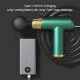 Handheld Electric Massager, Portable Muscle Massage Gun, For Deep Tissue Muscle Massage