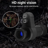 Head-Mounted HD Night Vision Goggles with Elastic Head Strap 7X Visual Distance 350M Riflescope Rechargeable for Hunting Camping