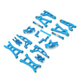 Swing Arm Steering Group Cup For 16207 16208 16209 16210 H16 Remote Control Car Parts Metal Upgrade Kit,Blue