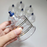 Cups Lose Weight Healthcare 4 Round Thickened Plastic Cup Therapy Vacuum Suction Cupping with Pump