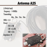 Hntenna A25 Pocket Shortwave Inverted V Horizontal Antenna Imported Magnetic Ring