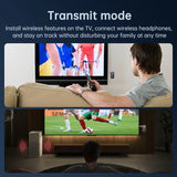 5.3 AUX Bluetooth Audio Adapter 3.5mm Jack 2-in-1 Receiver Transmitter for Wired Headphones TV Speakers car MP3 Player