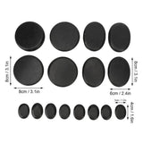 16pcs/set Stone Set Fast Heating Shape Lava Basalt Round Tool Massage Hot Stones Kit