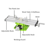 Multifunctional Milling Machine Bench Vise Fixture - Adjust Coordinate Cross Workbench for Drill.