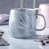Europe Ceramics Coffee Mugs Marble Grain Ceramics Coffee Mugs Milk Mug Tea Cup Breakfast Water Mug Creative Lovers Cup