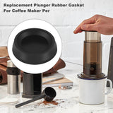 Rubber Seal for Use in Parts Coffee Maker Plunger End Gasket (Pack of 2)