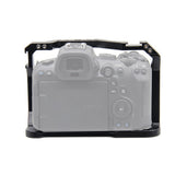 Camera Cage for Canon EOS R5 R6 Arca with Frame w/ Cold Shoe Camera Rabbit Case Frame Rig with Cold Shoe Handle Locating Holes