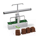 Extended Handle Manual Soil Clod Maker Handheld Nursery Garden Tool
