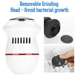 Colors Electric File USB Old Callus Remover Absorbing Dead Skin Pedicure Tools Foot Care Adjustable 2 Speed Settings