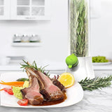 Refrigerator Herb Crisper Saver Pod Container Vegetable Preserving Bottle Keep Herb/Cilantro/Mint/Parsley/Asparagus Fresh Green