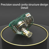 Earbuds Wired 3.5mm Mobile Phone Earphones Dynamic Music Drummers Bass Computer Headset with Mic Black/Standard
