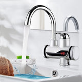 1pc Electric Faucet Instant Heating Electric Heating Water Heater Hot Water Faucet Kitchen Precious Water Hot And Cold Dual Use