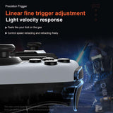 Mobile Gaming Controller Bluetooth-Compatible5.3 Turbo/Back Button/Vibration Cell Phone Gamepad ro Function for Android iOS