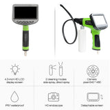 Gun, Pipee Inspection Camera LCD Display Car Air Conditioner Visual Cleaning Gun Pipe Endoscope