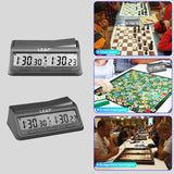 Professional Digital Chess Clock Timer - 37 Preset Programmes for Board Games with Countdown/Increment Delay