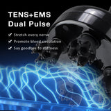 Electric EMS Red Light Nourishes Scalp Massager Waterproof Body Kneading Massage Hair Growth Stress Relax