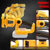 3W/12W Emergency LED Work Light Flashlights Electric Torch Outdoor Portable Lamp for 14.4V-20V Li-ion Battery