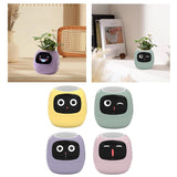 Pet Planter Robot Pots - Small Plant Pot Holiday Gift, Smart Pots for Desktop Ornament, Indoor and Outdoor