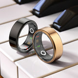 R02 Smart Fiess Ring 5.0 Bluetooth-Compatible Blood Oxygen Tracker IP68 & 5ATM Waterproof Android for IOS
